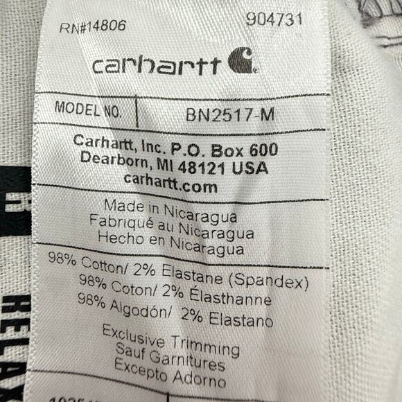 Carhartt Rugged Flex Jeans Mens 30x30 Gray Relaxed Fit Workwear Durable Denim - Picture 6 of 6